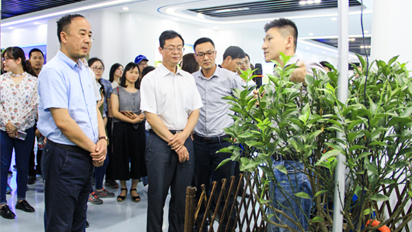 谢主任一行参观桃子视频APP黄下载展厅 谢主任一行参观桃子视频APP黄下载展厅