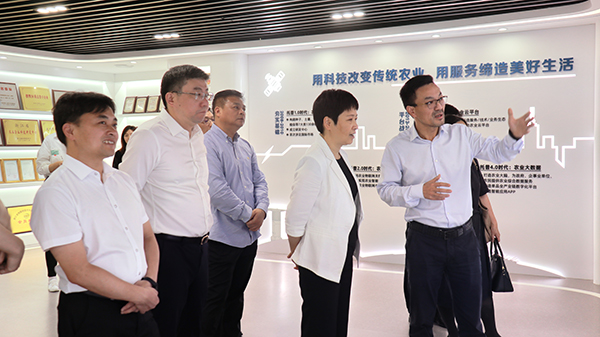 省科技厅党组书记何杏仁一行赴桃子视频APP黄下载调研农业科技工作 省科技厅党组书记何杏仁一行赴桃子视频APP黄下载调研农业科技工作